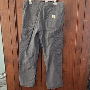 Carhartt Men's Slate Gray Cargo Work Trousers